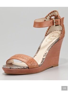 JACK ROGERS Harper Braided Wedge Heel Sandal 7.5